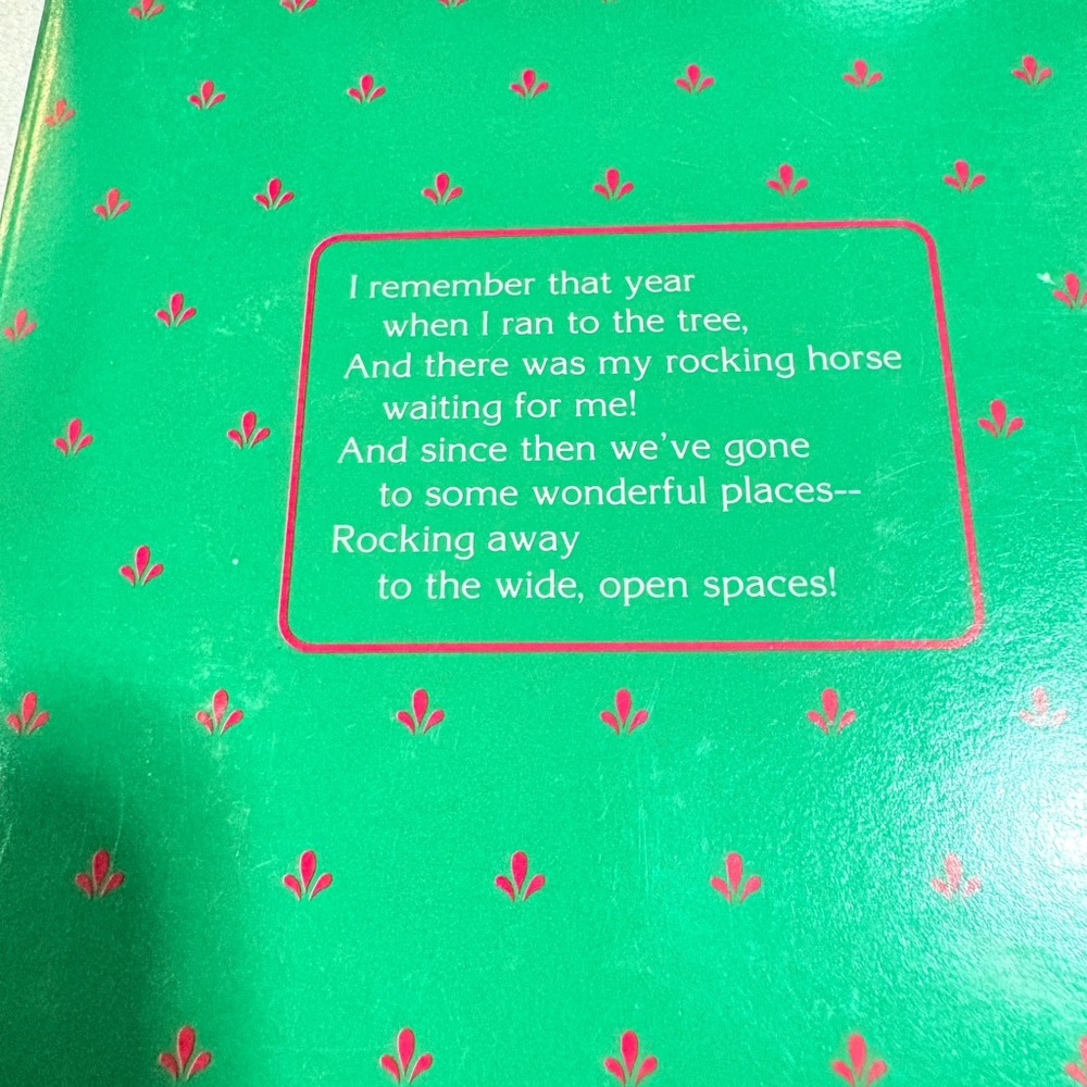 Rocking Horse Hallmark Christmas Ornament 1984 Vintage Keepsake QX435-4 - Picture 7 of 8